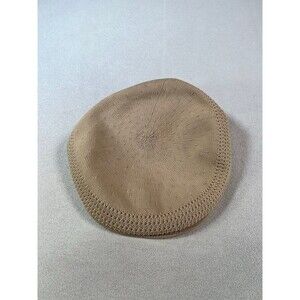Kangol vintage flat cap newsboy hat brown medium